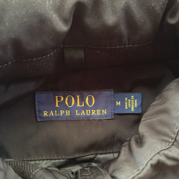 Ralph Lauren Men's Windbreaker/Rain Jacket with Red Logo (M) Navy Blue - Picture 3 of 12